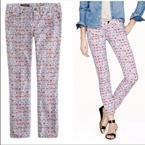 JCrew Liberty Print Jeans